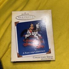 2005 Hallmark Keepsake Ornament A PONY FOR CHRISTMAS #8 Series GLIDING HORSE