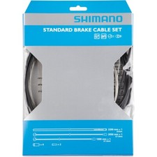 Shimano Standard Road / MTB Bike Brake Cable Set - Black (Polymer Coated)