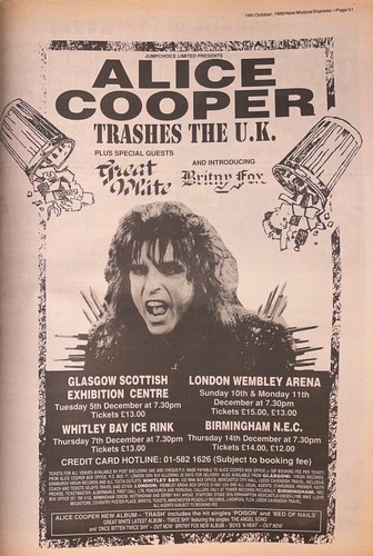 Alice cooper vintage - -, press