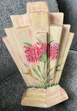 Vintage Myott Hand Painted  Art Deco Pyramid Odeon Vase?