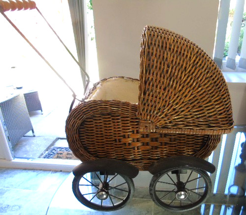 Vintage dolls pram - vintage,