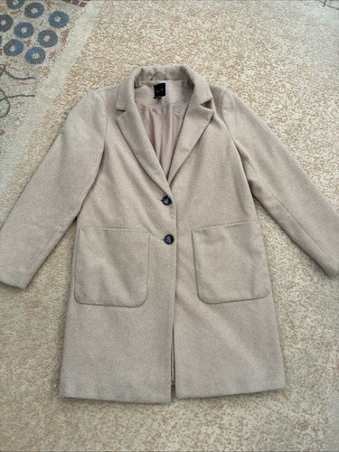New look longline coat - size, 14