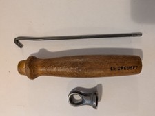 Le Creuset Genuine Frying Pan Handle, rod and hanger Genuine Excellent Condition