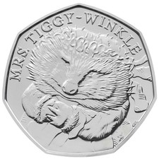 Miss Tiggy Winkle 50p 2016