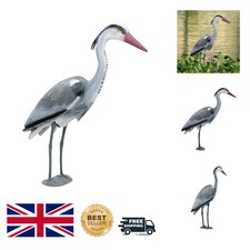 Decoy Heron for Ponds - 70cm Realistic Protector Against Predators & Scarecrow