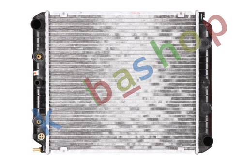 Engine radiator with easy fit - with,