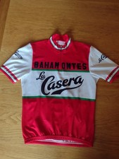 Santini La Casera bahamontes retro cycling jersey XS
