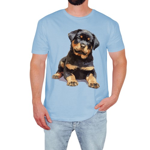 Cute rottweiler puppy - rottweiler, mens