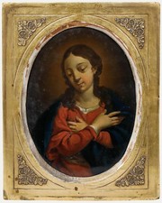Framed 18th Century Oil - Mary
