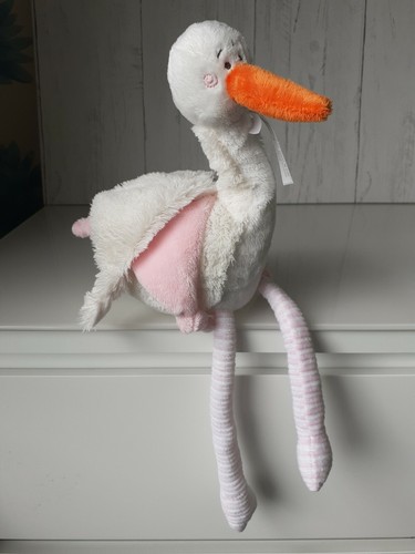 Happy horse stork bird - happy,