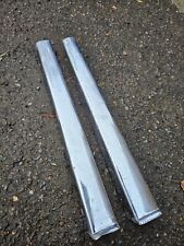 JAGUAR Mk2, S TYPE 380,DAIMLER 250 V8 CHROME STAINLESS B PILLAR TRIMS DOOR POST
