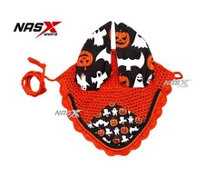 Halloween Horse Ear Bonnet Net Hat Hood Mask Fly veil Full Pony COB UK STOCK