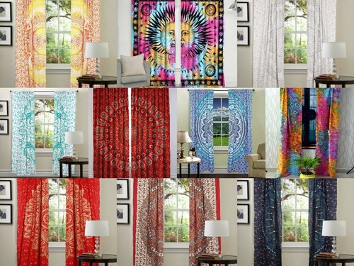 Window door curtain - door,