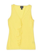 CHAPS Womens Ruffle Front Vest