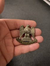 Royal Scots Greys Regiment Cap Badge WW1/WW2 Original Slider Waterloo Scottish