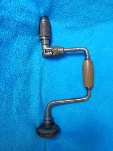 Stanley hand cranking brace - hand,