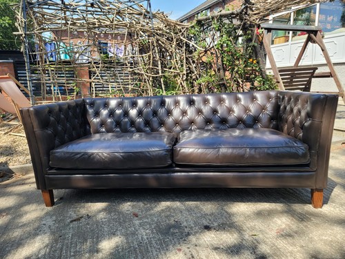 Chesterfield sofa leather - sofa,