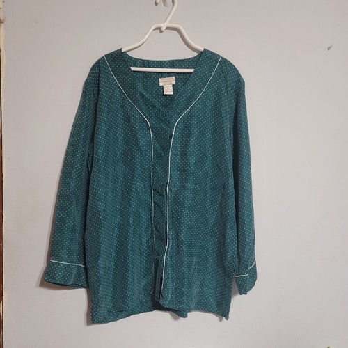 Vtg silk pajama top - vtg,