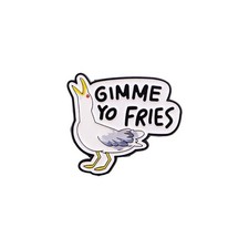 UK Stock Funny Seagull Fries