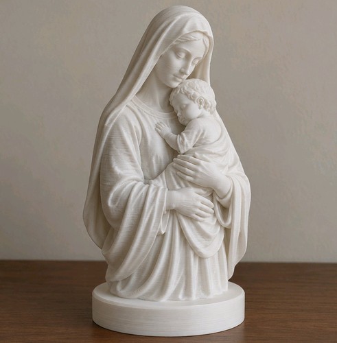 Virgin mary holding baby - virgin,