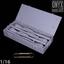 ONYX MODEL KITS | 1:16 | 1/16 | German Panzerfaust (x4) Crate(x1) | WW2 | WWII |