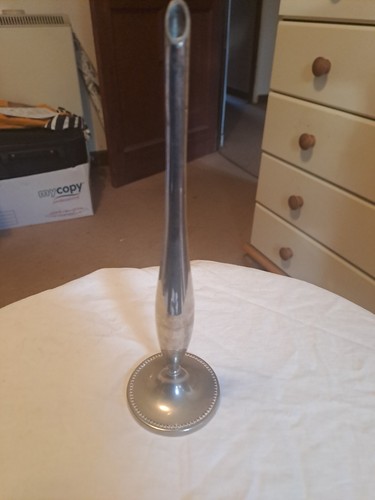 Silver plate single stem bud - single,