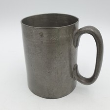 Victorian Pewter tankard L