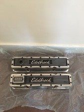 Original Long Reach Edelbrock Rocker Covers Chevrolet