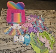 Designabear unicorn Bundle with build a bear bed