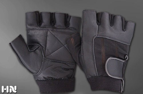Weight lifting padded - lifting, leather
