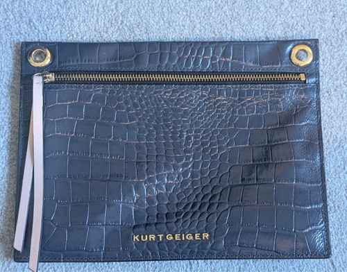 Kurt geiger navy clutch bag - kurt,