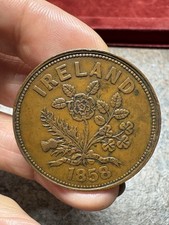 {517} AUSTRALIAN - 1858 IRELAND COLGHJORDON  William Hodgins Penny Token.