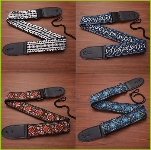 Vintage embroidered guitar - vintage,