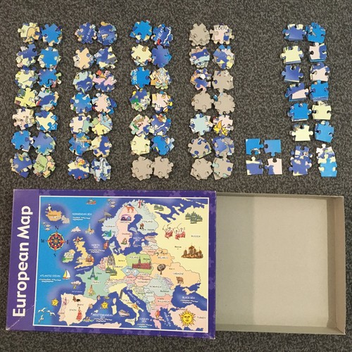 European map 350 piece - map, jigsaw