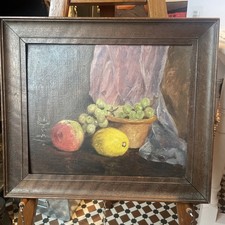 Vintage Oil Painting On Board