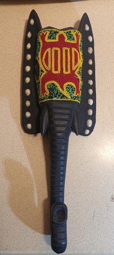 African elephant mask hand - african,