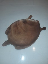 Wooden Turtle Platter. Carved. Good Used Condition 