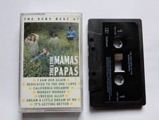 VERY BEST OF THE MAMAS AND THE PAPAS - 1988 UK CASSETTE TAPE ALBUM GREATEST HITS