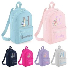 Personalised Backpack Baby Toddler Rabbit Rucksack Girls Boys 35 x 23 x 12 cm