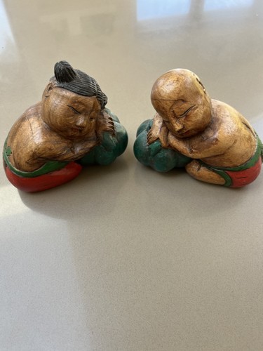 Vintage thai hand carved wood - vintage,
