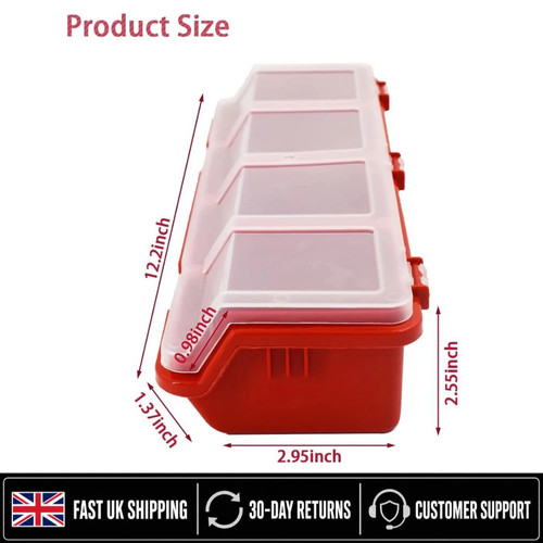 Compartment screw organizer - screw,