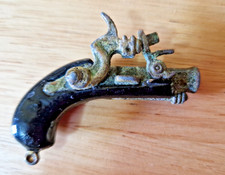 Retro Key Ring Smal Toy Flintlock Pistol