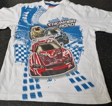 BOY'S  CARS SUMMER  T-SHIRT  5 YEARS  BHS DUCK AND DODGE 