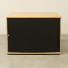 Oak 715mm high Tambour Cupboard