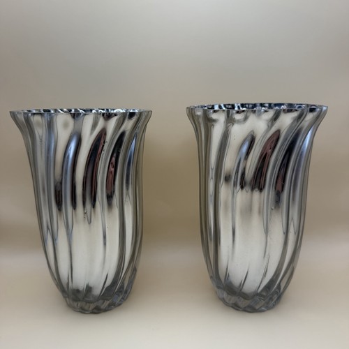 Set silver mirrored glass - 2,