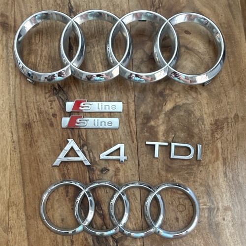 Audi line badge set - s,
