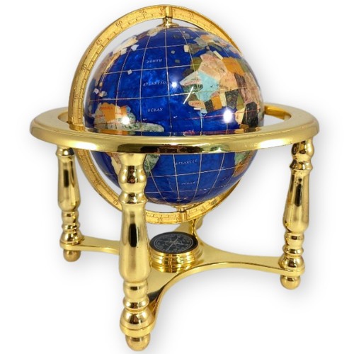 Semi precious gemstone globe - semi,