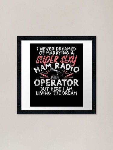 Ham radio operator wife - ham,