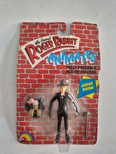  Who Framed Roger Rabbit Judge Doom Figure On Card 1987 Animates