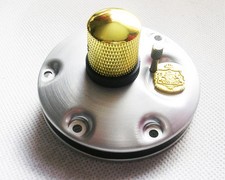 ABU 6501 SILVER DOME SIDE PLATE WITH PMR BESPOKE CUSTOM®  CENTRE MAG